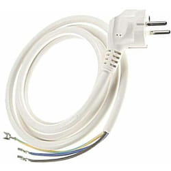 Bosch - Cable alimentation d'origine (C00480456, C00095999) Sèche-linge 2I marchi, ariston hotpoint, bluesky, brandt, indesit, proline, whirlpool