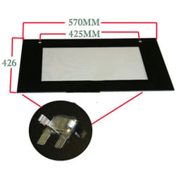 Glace extérieur porte pour Four Sauter 76X2121