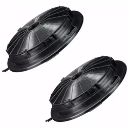 lot de 2 filtres à charbon pour Hotte WHIRLPOOL Dimensions : 210 mm CR230, 484000008655 Appareils compatibles : [HOTTE AIRLUX ...