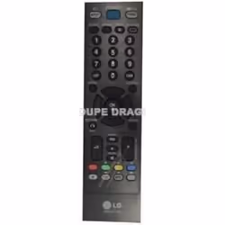 Télécommande - LG - AKB33871406 - Compatible avec 42PG1000 - Télécommande simple - Couleur noire