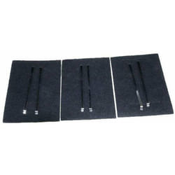 Sauter - Lot de 3 filtres charbon (Kit AK204AE1) 305X210 mm (79X8361,AS0062457) Hotte brandt, de dietrich, fagor, mastercook, sangiorgio thermor