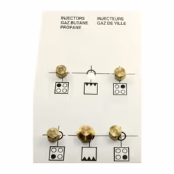 Injecteurs butane pour Cuisinière. Référence de la pièce : 4431910026, Marque : BEKO.