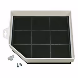 Filtre charbon (à l'unité) d'origine pour hotte BOSCH, NEFF, SIEMENS, VIVA Dimensions : 255X246X47 00299600 Appareils compati ...