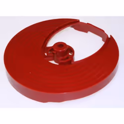 Support disque à rape pour Robot. Référence de la pièce : 420303554691, Marque : PHILIPS. Couleur de la pièce : Rouge.
