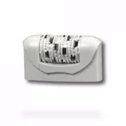 Tete d'epilation standard blanche pour Epilateur. Reference de la piece : 81465100, Marque : BRAUN.