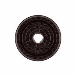 Filtre de hotte à charbon rond pour Hotte WHIRLPOOL 481281728938. Diamètre: 17 cm.