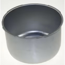 Pot aluminium pour Robot. Référence de la pièce : 996510050229, Marque : PHILIPS. Couleur de la pièce : Gris.