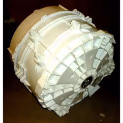 Ensemble de cuve pour Lave-Linge. Référence de la pièce : 49041814, Marque : HOOVER. Couleur de la pièce : Blanc.