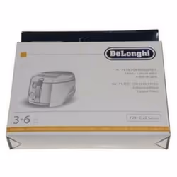 Kit filtres pour friteuse DELONGHI Kit contenant 3 filtres chabon et 6 filtres papier 5512510041 Appareils compatibles : FRIT ...