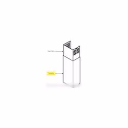 Cheminée inférieure pour Hotte. Référence de la pièce : 74X6804, Marque : SAUTER.