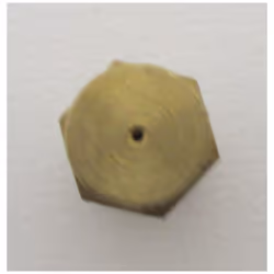 Injecteur butane pour Cuisinière. Référence de la pièce : 92X6420, Marque : DE DIETRICH. Couleur de la pièce : Jaune.