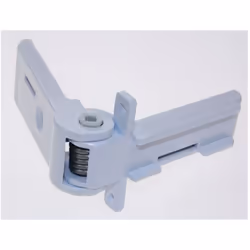 Charnière de porte pour Congélateur DOMETIC. Couleur de la pièce : Blanche, Dimensions : 90 x 45 x 60 mm, Matière de la pièce ...
