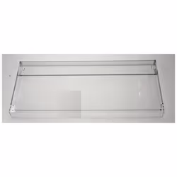 Volet pour Réfrigérateur. Référence de la pièce : 00709608, Marque : BOSCH. Couleur de la pièce : Transparent.