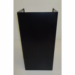 Cheminée supérieure noire pour Hotte. Référence de la pièce : 74X7831, Marque : BRANDT.