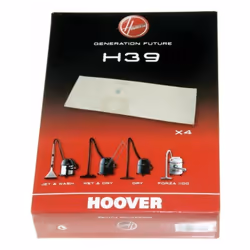 Boite de 4 sacs H39 DRY JET and WASH WET and DRY pour aspirateur HOOVER 09189051 Appareils compatibles : [ASPIRATEUR HOOVER:  ...