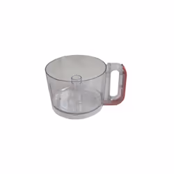 Bol hachoir rouge pour Robot. Référence de la pièce : MS-5A07401, Marque : MOULINEX.
