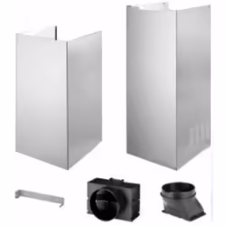 Kit cheminee + deflecteur + raccord AMC054IX pour hotte WHIRLPOOL 480122102371 Appareils compatibles : [HOTTE WHIRLPOOL: ] AK ...