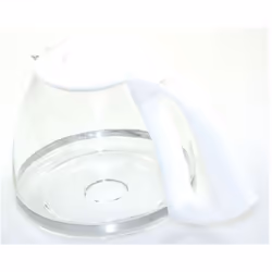 Verseuse + couvercle blanc pour Cafetière. Référence de la pièce : SS-201807, Marque : MOULINEX.