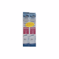 Lot de 2 cartouches filtrantes universelles pour Réfrigérateur. Référence de la pièce : 484000008553*2, Marque : W-PRO. Coule ...