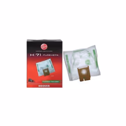 Lot de 4 Sacs pure hepa h71 pour Aspirateur. Référence de la pièce : 35601069, Marque : HOOVER. Couleur de la pièce : Rouge.