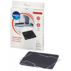Filtre à charbon lavable - WHIRLPOOL - Modèle 20 - 220x180x20 mm - Antiodeurs - Compatible Scholtès