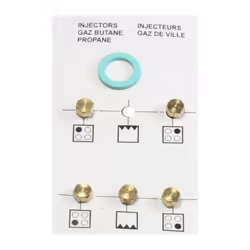 Kit injecteurs butane pour Cuisinière. Référence de la pièce : 4431910054, Marque : BEKO.
