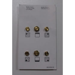Kit d'injecteurs gaz butane pour Plaque de cuisson Beko 4490910032