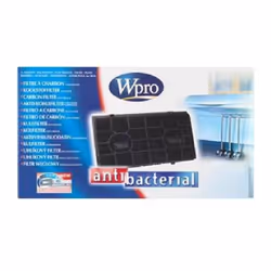 Filtre à charbon type 190 pour Hotte W-PRO 484000008578. Dimensions : 48,5 x 26,5 x 4,8 cm.