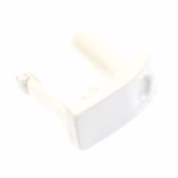 Charnière inférieure gauche pour Réfrigérateur DOMETIC 2075436085. Couleur de la pièce : Blanche, Dimensions : 16 x 8 x 24 mm ...