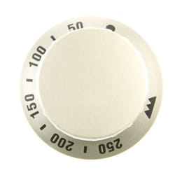 Manette thermostat métallisé pour Four kuppersbusch 063230