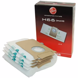 Lot de 4 Sacs pour Aspirateur. Référence de la pièce : 35600852, Marque : HOOVER.