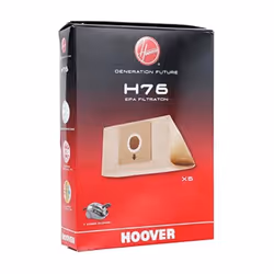 Sacs H76 pour Aspirateur. Référence de la pièce : 35601668, Marque : HOOVER.