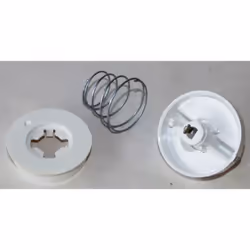 Manette gaz blanc pour Cuisinière. Référence de la pièce : C181223P7, Marque : BRANDT.