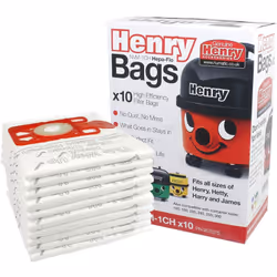 Lot de 10 Sacs pour Aspirateur NUMATIC 604015. Contenu: 5 sacs d'aspirateur en microfibre.