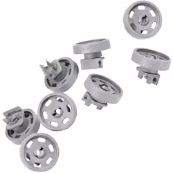 Roulettes de panier inférieur x8 pour Lave-vaisselle Arthur Martin Electrolux Faure 4071300307. Diamètre de la roue: 30 mm, C ...