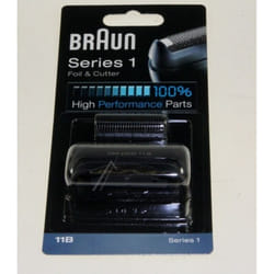 Tete de rasoir noir 11B Combi pour Tondeuse Braun 81387933