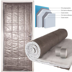 IDMARKET Kit isolation porte de service 210 x 85 CM