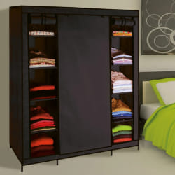 MARKET Armoire Penderie - Noir