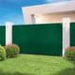 IDMARKET Brise vue haute densité 12 x 10 M vert 300 gr/m² qualité PRO