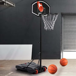 IDMARKET Panier de basket sur pied hauteur réglable 140 à 210 cm
