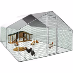 Description générale Conçu par des éleveurs professionnels, cet enclos robuste en acier galvanisé offre une surface de 12 m², ...