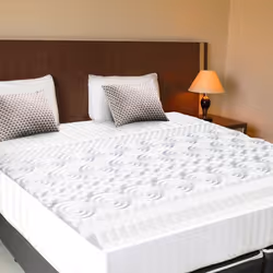 IDMARKET Surmatelas 140x190 CM ELIAS mousse mémoire de forme 10 zones