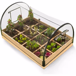 Description générale Ce carré potager compartimenté de dimensions L.115 x l.80 x H.54 cm est idéal pour cultiver facilement v ...