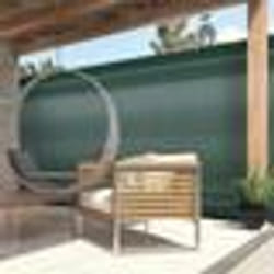 IDMARKET Kit de lamelles occultantes PVC vertes L.60 M pour panneau grillagé