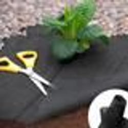 IDMARKET Feutre toile de paillage 1M x 30M noir