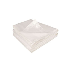 Idmarket - Bâche de rechange 130 gr/m² pour serre tunnel 6m² blanche 2 sections roma