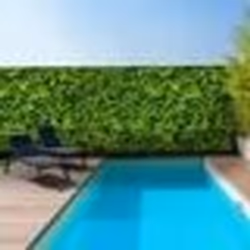 IDMARKET Brise vue occultant 1 x 10 M imprimé feuillage 160 gr/m²