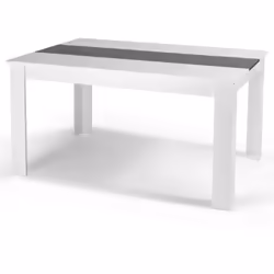 Description générale La table de salle à manger GEORGIA est idéale pour les grandes familles ou pour recevoir des invités. Av ...
