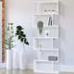 IDMARKET Etagère bibliothèque SOFIA forme S bois blanc 189 cm