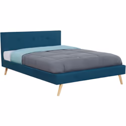 Description générale Décorez et aménagez votre chambre avec une touche scandinave grâce à ce lit double ultra-confortable de ...